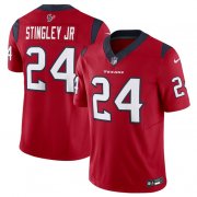 Wholesale Cheap Men's Houston Texans #24 Derek Stingley Jr. Red 2023 F.U.S.E Vapor Untouchable Stitched Football Jersey