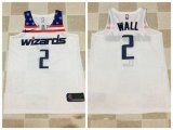 Wholesale Cheap Men's Washington Wizards #2 John Wall White 2017-2018 Nike Swingman Stitched NBA Jersey