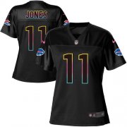 Wholesale Cheap Nike Bills #11 Zay Jones Black Women's NFL Fashion Game Jersey