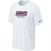 Wholesale Cheap Nike New York Giants Sideline Legend Authentic Font Dri-FIT NFL T-Shirt White