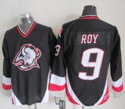 Wholesale Cheap Sabres #9 Derek Roy Black CCM Throwback Stitched NHL Jersey