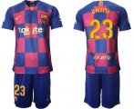 Wholesale Cheap Barcelona #23 Umtiti 20th Anniversary Edition Home Soccer Club Jersey