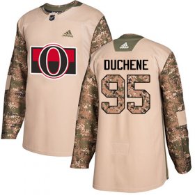 Wholesale Cheap Adidas Senators #95 Matt Duchene Camo Authentic 2017 Veterans Day Stitched Youth NHL Jersey