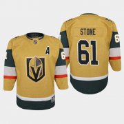 Cheap Vegas Golden Knights #61 Mark Stone Youth 2020-21 Player Alternate Stitched NHL Jersey Gold
