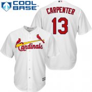 Wholesale Cheap Cardinals #13 Matt Carpenter White Cool Base Stitched Youth MLB Jersey