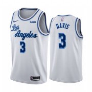 Wholesale Cheap Nike Lakers #3 Anthony Davis White 2019-20 Hardwood Classic Edition Stitched NBA Jersey