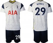 Wholesale Cheap Men 2020-2021 club Tottenham Hotspur home 29 white Soccer Jerseys
