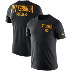 Wholesale Cheap Pittsburgh Steelers Nike Sideline Facility Performance T-Shirt Black