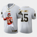 Cheap Kansas City Chiefs #15 Patrick Mahomes Nike Team Hero Vapor Limited NFL 100 Jersey White Golden