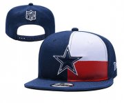 Wholesale Cheap Cowboys Team Logo Navy Red 2019 Draft Adjustable Hat YD