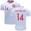 Wholesale Cheap Poland #14 Teodorczyk Home Soccer Country Jersey