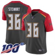 Wholesale Cheap Nike Buccaneers #36 M.J. Stewart Gray Youth Stitched NFL Limited Inverted Legend 100th Season Jersey