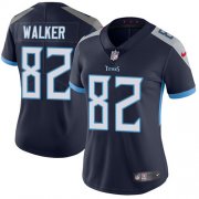Wholesale Cheap Nike Titans #82 Delanie Walker Navy Blue Team Color Women's Stitched NFL Vapor Untouchable Limited Jersey