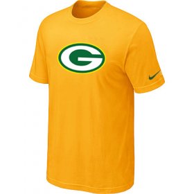 Wholesale Cheap Nike Green Bay Packers Sideline Legend Authentic Logo Dri-FIT NFL T-Shirt Yellow