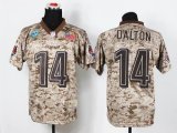 Wholesale Cheap Nike Bengals #14 Andy Dalton Camo Men's Stitched NFL New Elite USMC Jersey