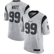 Wholesale Cheap Nike Texans #99 J.J. Watt Gray Men's Stitched NFL Limited Gridiron Gray II Jersey