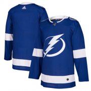 Wholesale Cheap Adidas Lightning Blank Blue Home Authentic Stitched Youth NHL Jersey