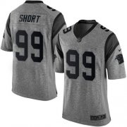 Wholesale Cheap Nike Panthers #99 Kawann Short Gray Men's Stitched NFL Limited Gridiron Gray Jersey