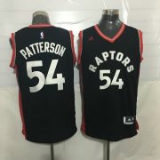 Wholesale Cheap Men's Toronto Raptors #54 Patrick Patterson Black With Red New NBA Rev 30 Swingman Jersey