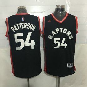 Wholesale Cheap Men\'s Toronto Raptors #54 Patrick Patterson Black With Red New NBA Rev 30 Swingman Jersey