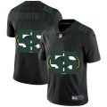 Wholesale Cheap Green Bay Packers #55 Za'Darius Smith Men's Nike Team Logo Dual Overlap Limited NFL Jersey Black