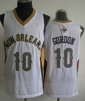 Wholesale Cheap New Orleans Pelicans #10 Eric Gordon White Swingman Jersey