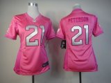 Wholesale Cheap Nike Cardinals #21 Patrick Peterson Pink Women's Be Luv'd Stitched NFL Elite Jersey