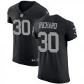 Wholesale Cheap Nike Raiders #30 Jalen Richard Black Team Color Men's Stitched NFL Vapor Untouchable Elite Jersey