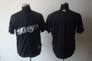 Wholesale Cheap Blue Jays Blank Black Cool Base Stitched MLB Jersey