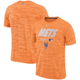 Wholesale Cheap New York Mets Nike Authentic Collection Velocity Team Issue Performance T-Shirt Orange