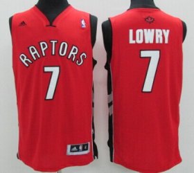Wholesale Cheap Toronto Raptors #7 Kyle Lowry Revolution 30 Swingman Red Jersey