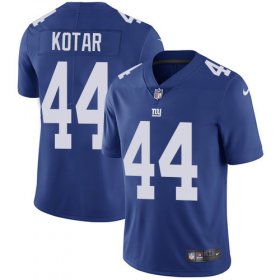 Wholesale Cheap Nike Giants #44 Doug Kotar Royal Blue Team Color Youth Stitched NFL Vapor Untouchable Limited Jersey