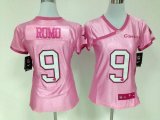 Wholesale Cheap Nike Cowboys #9 Tony Romo New Pink Women's Be Luv'd Stitched NFL Elite Jersey