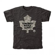 Wholesale Cheap Men's Toronto Maple Leafs Black Rink Warrior T-Shirt