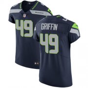 Wholesale Cheap Nike Seahawks #49 Shaquem Griffin Steel Blue Team Color Men's Stitched NFL Vapor Untouchable Elite Jersey