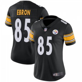 Wholesale Cheap Women\'s Pittsburgh Steelers #85 Eric Ebron Team Color Vapor Untouchable Jersey - Black Limited
