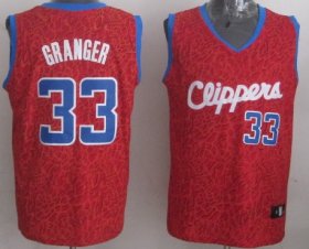 Wholesale Cheap Los Angeles Clippers #33 Danny Granger Red Leopard Print Fashion Jersey