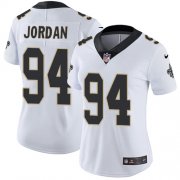 Wholesale Cheap Nike Saints #94 Cameron Jordan White Women's Stitched NFL Vapor Untouchable Limited Jersey