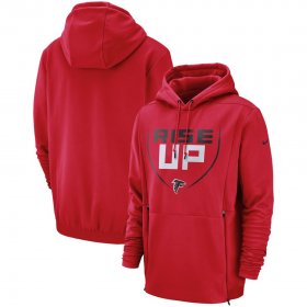 Wholesale Cheap Atlanta Falcons Nike Sideline Local Performance Pullover Hoodie Red