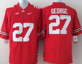 Wholesale Cheap Ohio State Buckeyes #27 Eddie George 2014 Red Limited Jersey