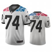 Wholesale Cheap Carolina Panthers #74 Greg Little White Vapor Limited City Edition NFL Jersey