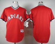 Wholesale Cheap Indians Blank Red 1974 Turn Back The Clock Stitched MLB Jersey
