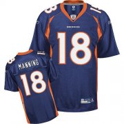 Wholesale Cheap Broncos #18 Peyton Manning Blue Stitched NFL Jersey