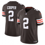 Wholesale Cheap Men's Cleveland Browns #2 Amari Cooper Brown 2023 F.U.S.E. Vapor Untouchable Limited Stitched Jersey