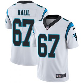 Wholesale Cheap Nike Panthers #67 Ryan Kalil White Men\'s Stitched NFL Vapor Untouchable Limited Jersey
