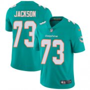 Wholesale Cheap Nike Dolphins #73 Austin Jackson Aqua Green Team Color Men's Stitched NFL Vapor Untouchable Limited Jersey