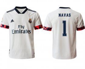 Wholesale Cheap Men 2020-2021 club Real Madrid home aaa version 1 white Soccer Jerseys2