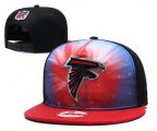 Wholesale Cheap Falcons Fresh Logo Red Black Adjustable Hat GS