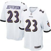 Wholesale Cheap Nike Ravens #23 Tony Jefferson White Youth Stitched NFL New Elite Jersey