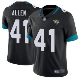 Wholesale Cheap Nike Jaguars #41 Josh Allen Black Team Color Men\'s Stitched NFL Vapor Untouchable Limited Jersey